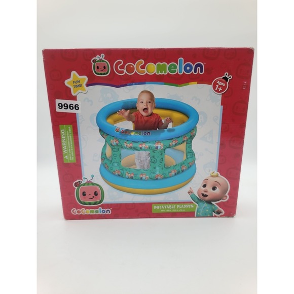 CoComelon Other - CoComelon Inflatable Playpen Celebrating Big Moments Blow Up Containment